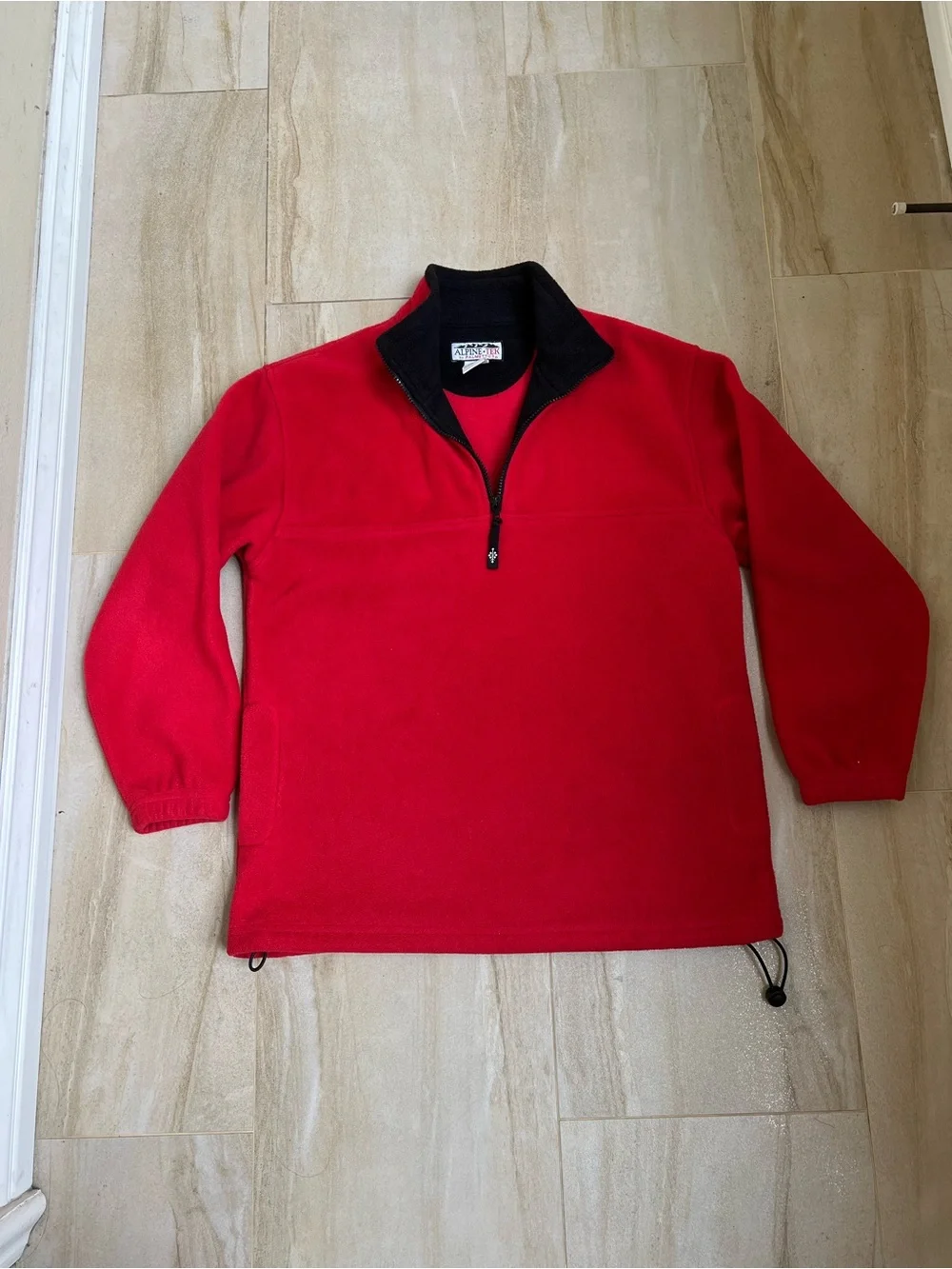 Alpine Tek by Palmetto’s Red Quarter-Zip Fleece Pullover